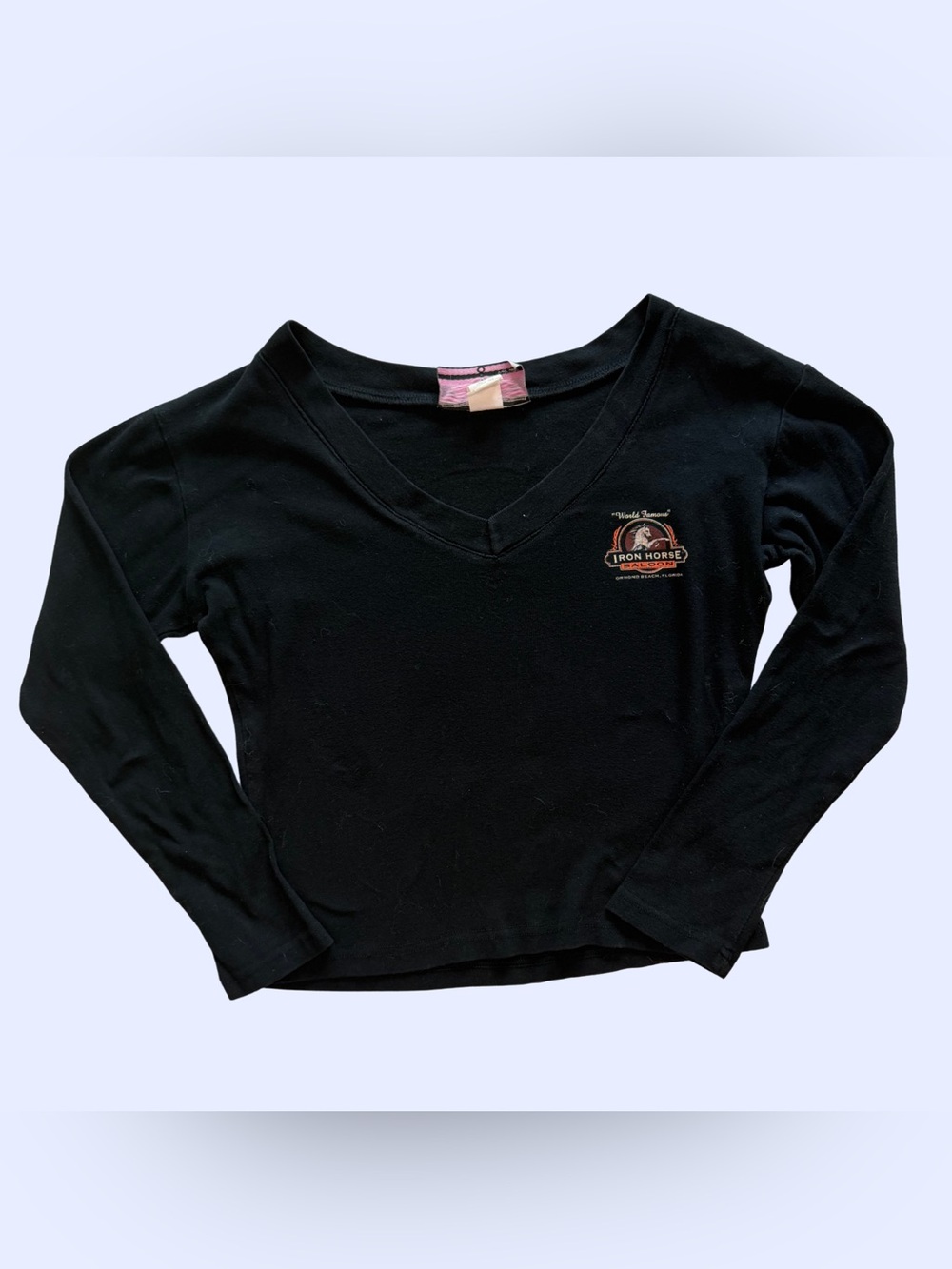 Vintage V Twin “Iron Horse Saloon” Long Sleeved T-Shirt